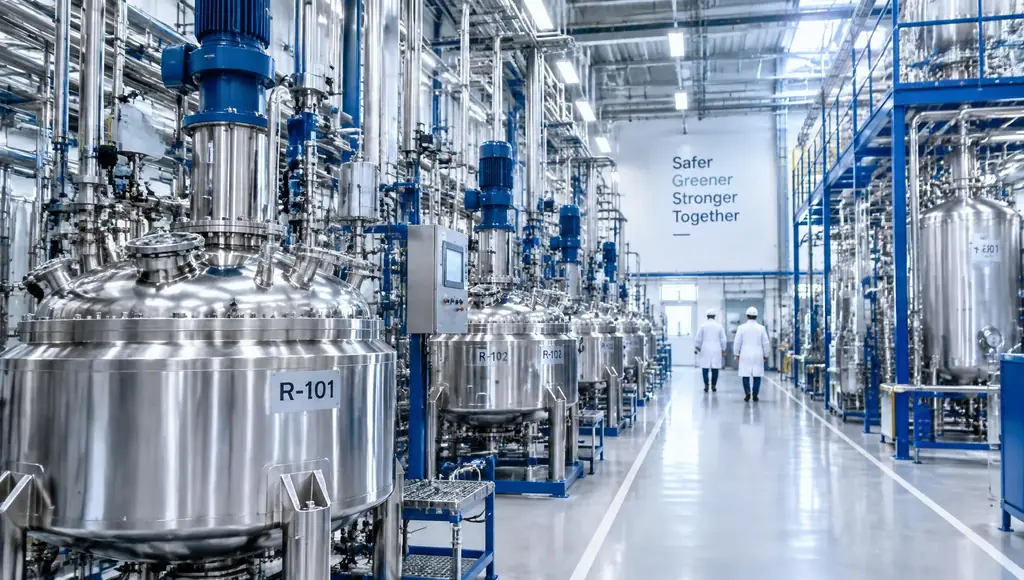 مصنع VerdantChem للمواد الكيميائية الفلورية