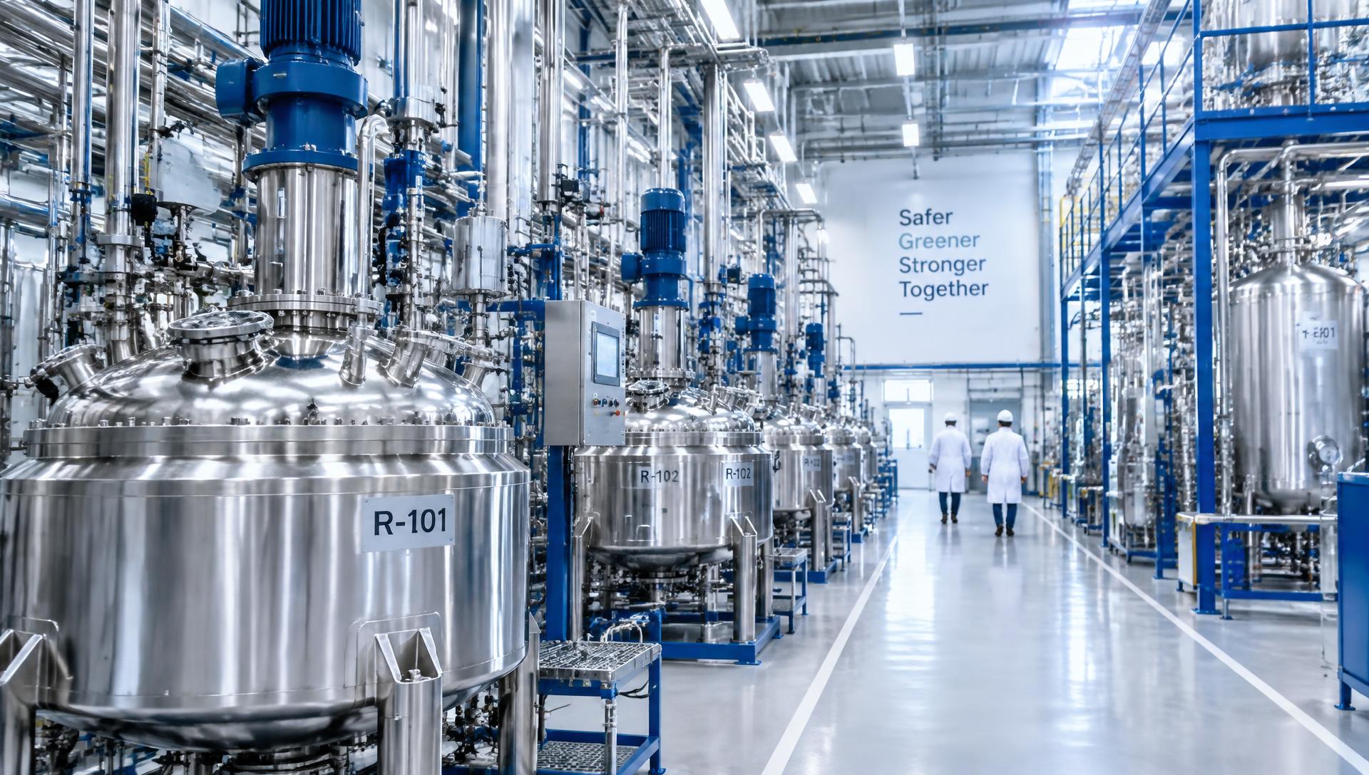 Baishiteng chemical production plant